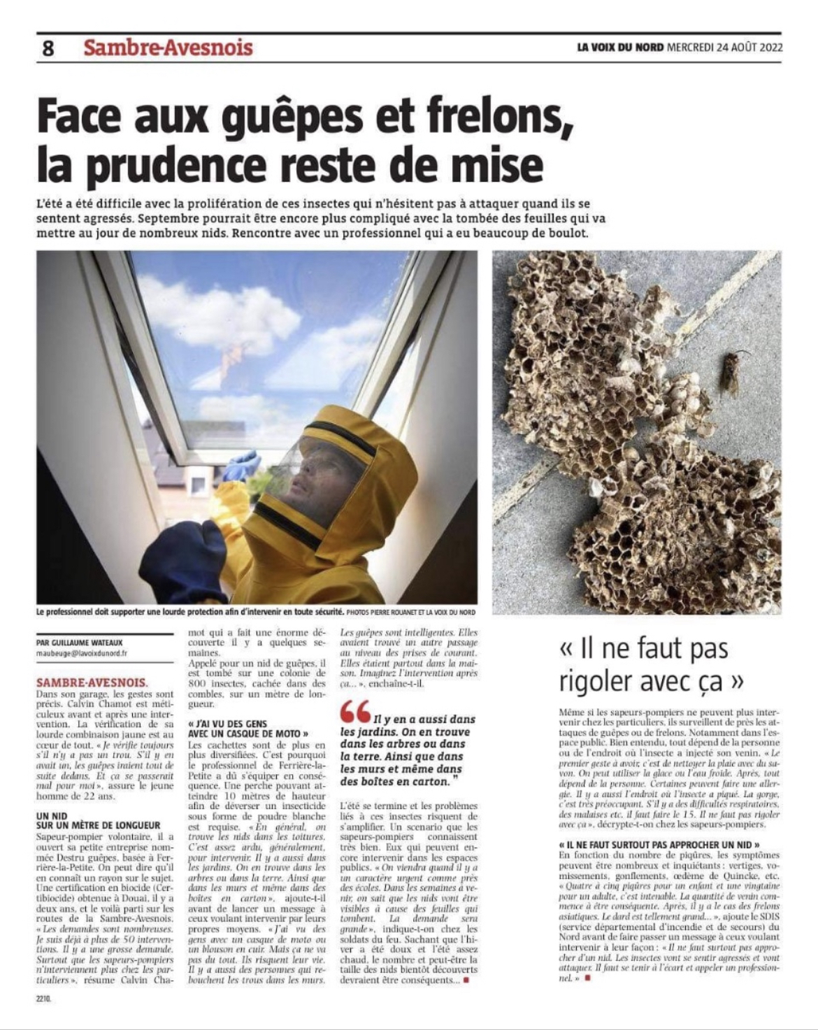 Article Voix du Nord